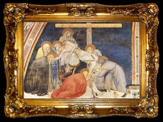 framed  Pietro Lorenzetti The Deposition, ta009-2